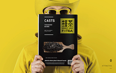 张掖绯茶品牌设计